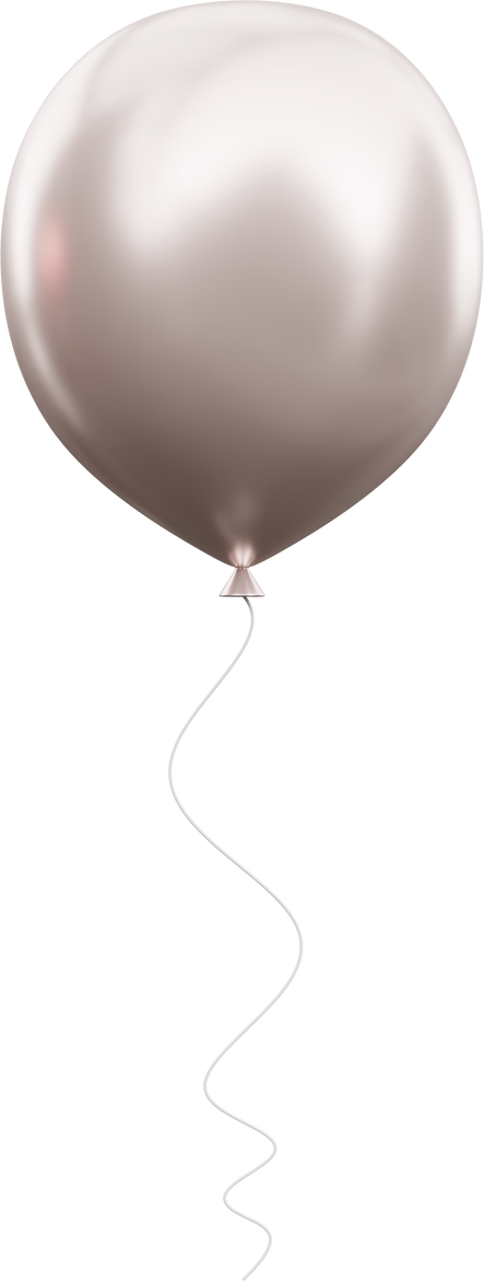 Metallic Beige Balloon